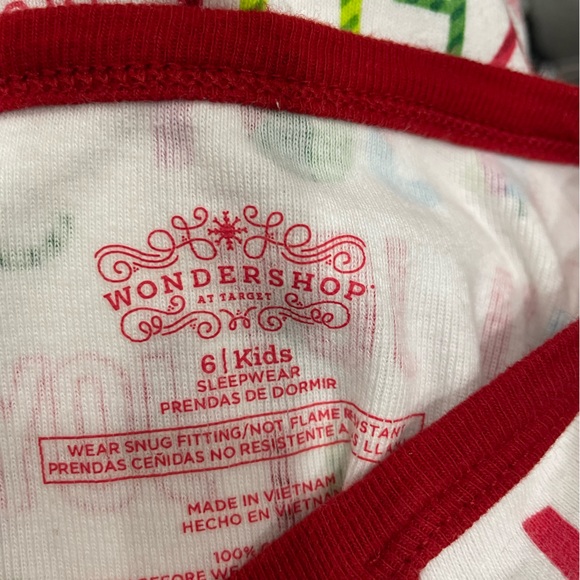 🎄BUNDLE - Kids Christmas Pajamas, Size 6, Used, 2 Sets of Long Sleeve/Pa… - Picture 5 of 5